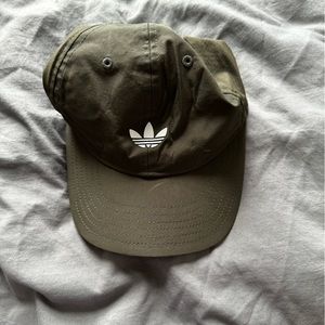 Grey nylon adidas hat